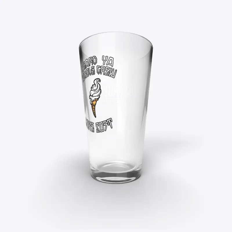 DH GONE SOFT BEER GLASS